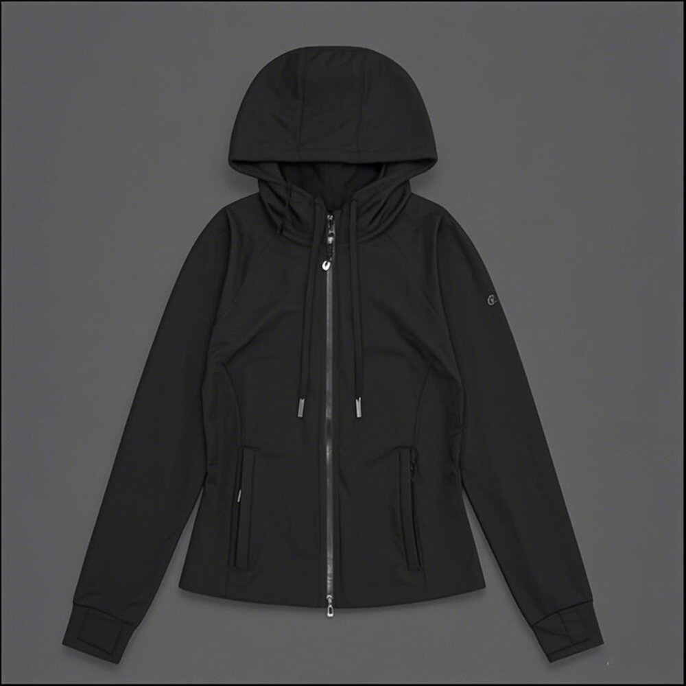 NWT Lululemon Womens Stand Collar Yoga Zipper Jacket Black
